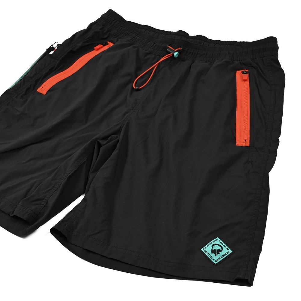 Outdoor Afro x REI Co-op Shorts Medium Black 9" Inseam Hiking Trail Stretch